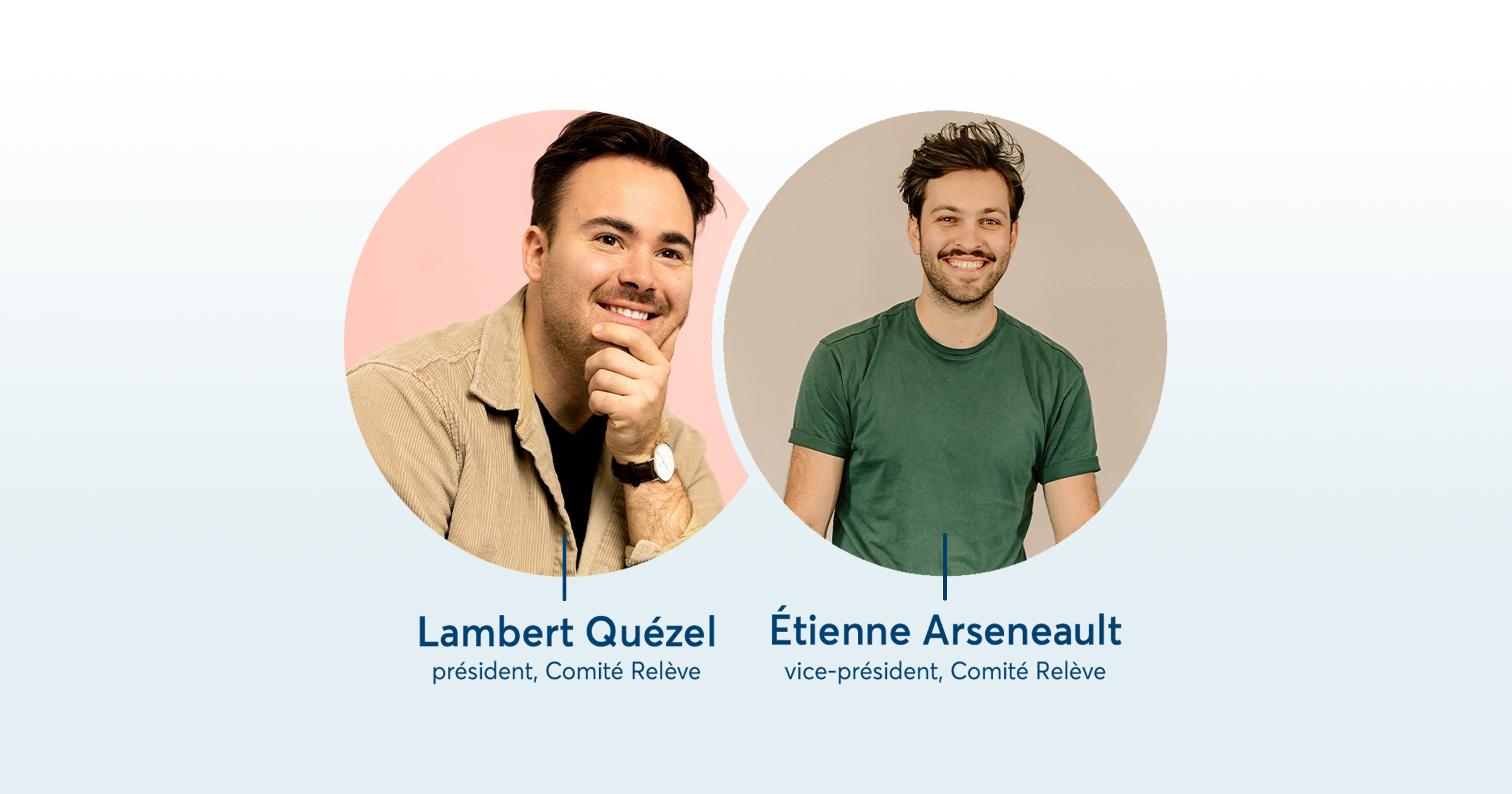 Lambert Quézel et Étienne Arsenault à la tête du Comité Relève