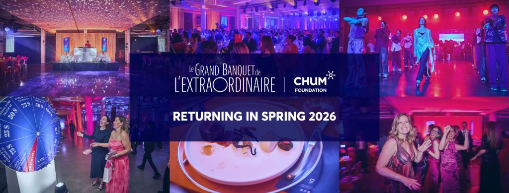 The CHUM Foundation's Grand Banquet de l'extraordinaire is returning in spring 2026.