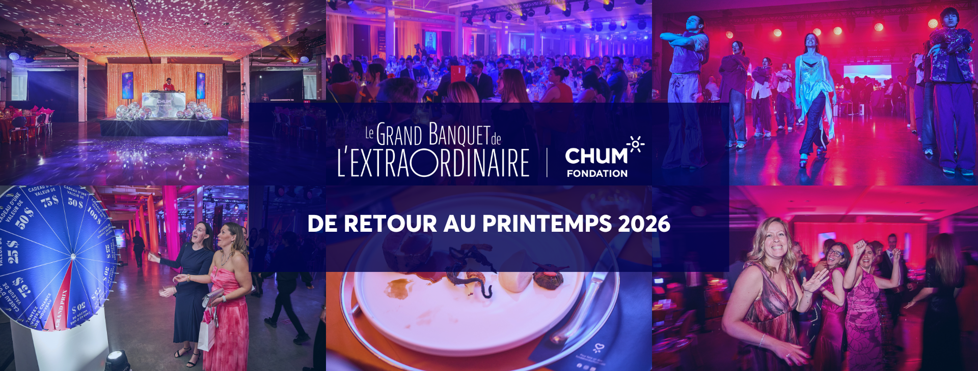 Le Grand Banquet de l'extraordinaire de la Fondation du CHUM, de retour au printemps 2026!