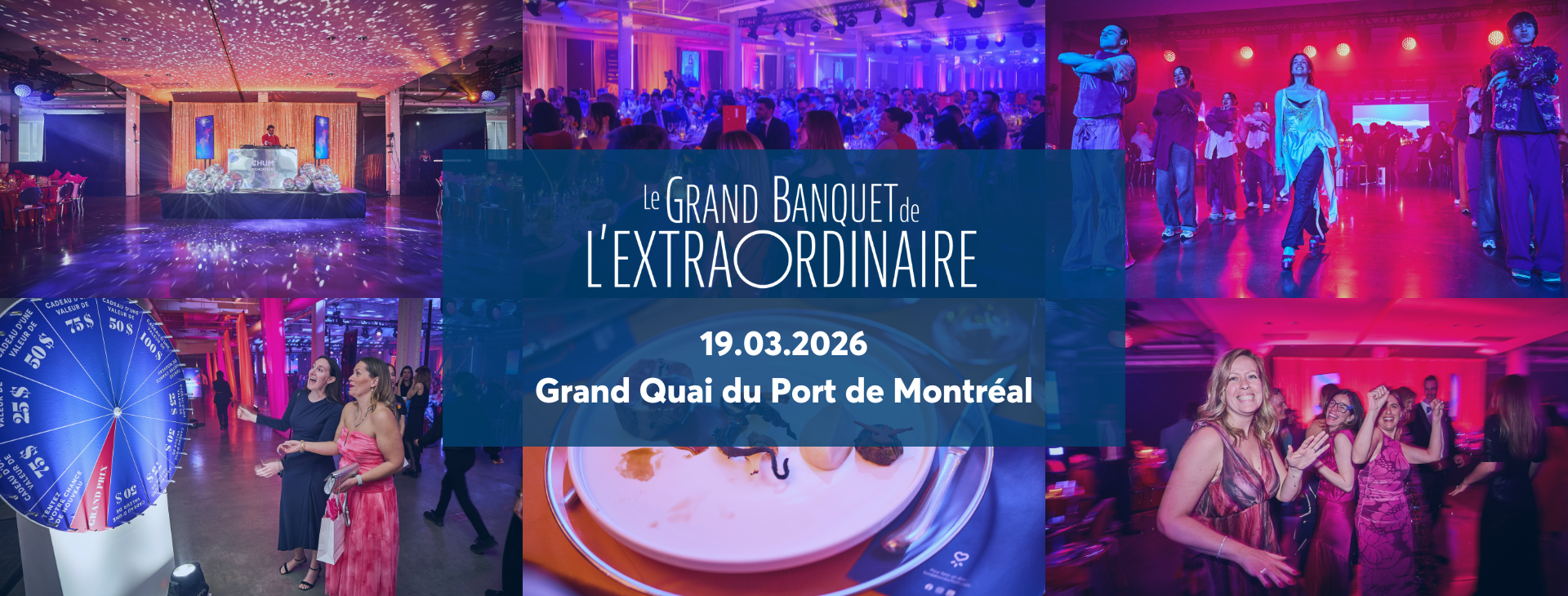 Le Grand Banquet de l'extraordinaire de la Fondation du CHUM sera de retour le 19 mars 2026.