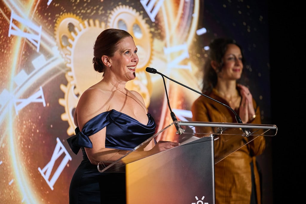 Pascale Bouchard, President and CEO, CHUM Foundation, at the Grand Banquet