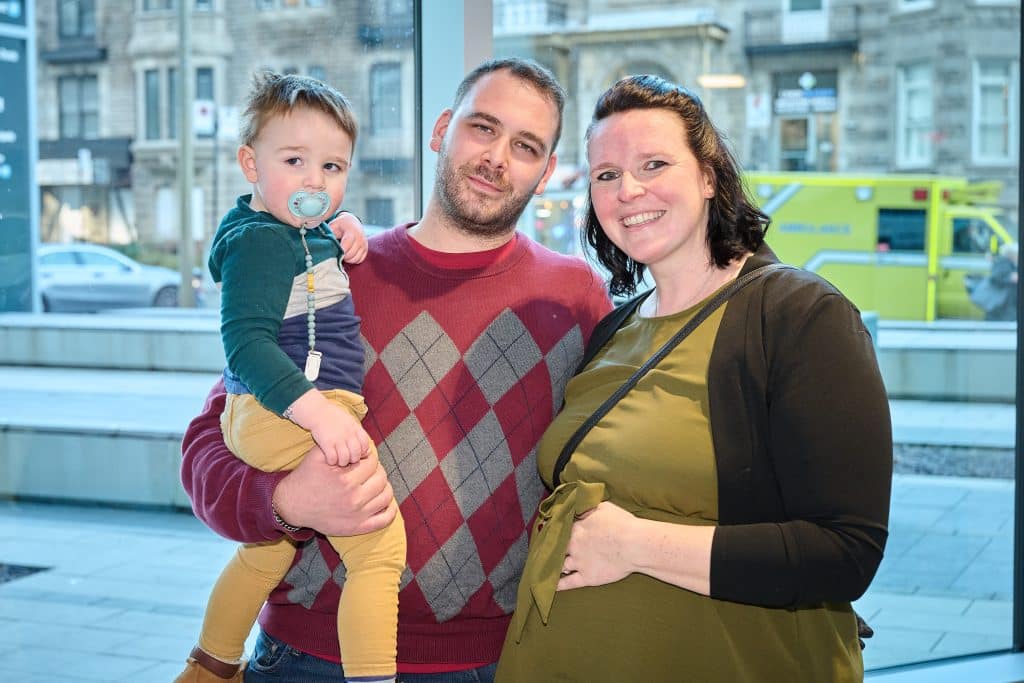 Mathieu Bergevin, a drug-resistant epilepsy patient at the CHUM, enjoying his family life after being treated with neurosurgical laser.