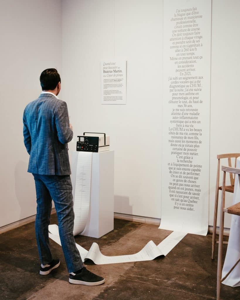 Entre deux battements, soirée du comité relève de la fondation du chum