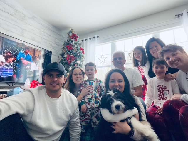 Michel Maurice with his family