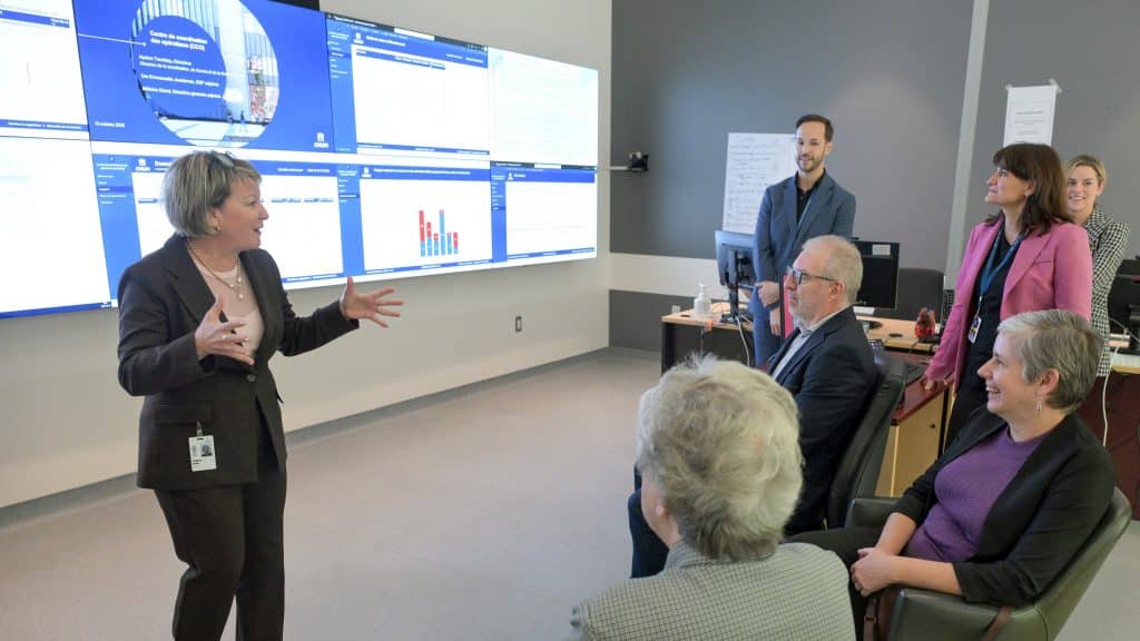 La Fondation familiale Trottier au Centre de coordination des opérations du CHUM
