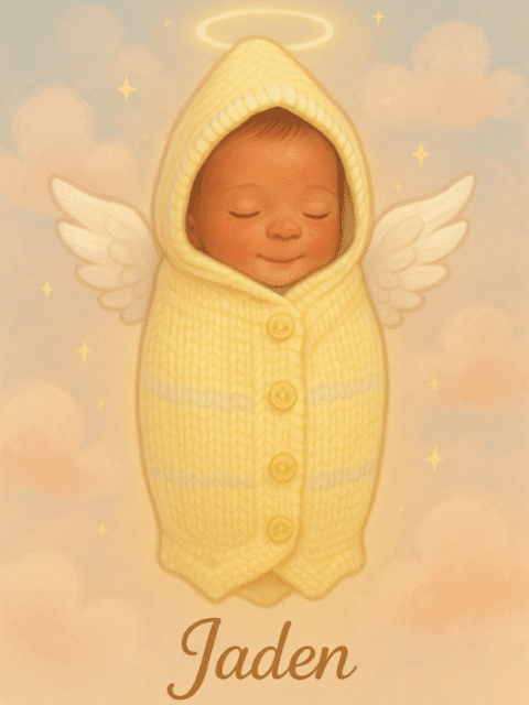 Jaden, le fils d'Oneisha Perrotte-Lewis illustré